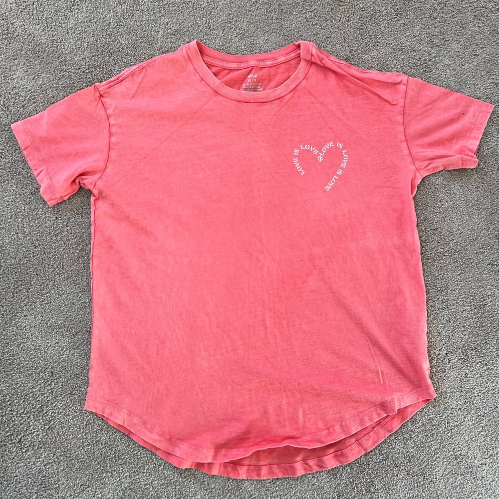 Aerie Coral Short Sleeve Graphic Tee